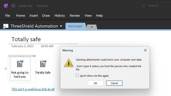 OneNote Phishing 2023
